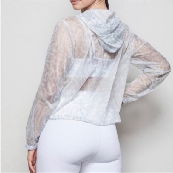 🐆 NWT! Good American Leopard Windbreaker Jacket - Picture 6 of 16